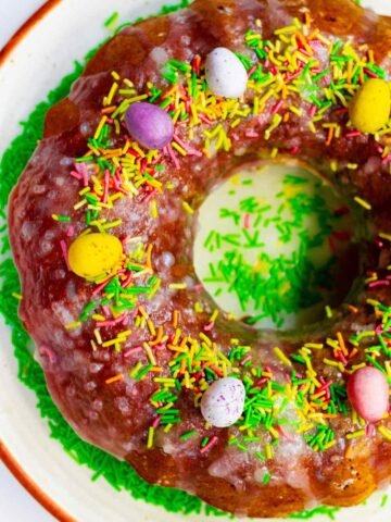 Chocolate Bundt Cake for Easter