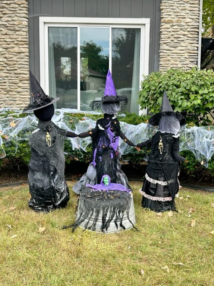 Easy DIY Halloween Decorations for Outdoor Yard - Spooky October Outdoors