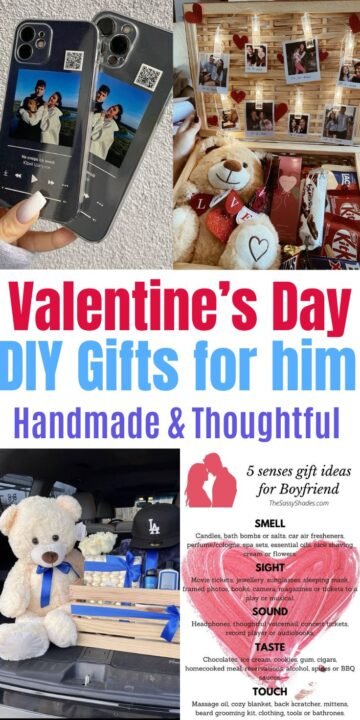 Last minute Valentines Day DIY Gift ideas for him