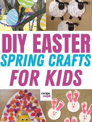 diy easter spring crafts for kids