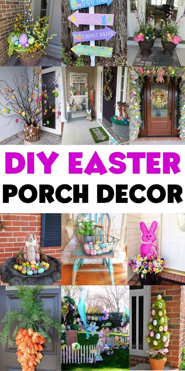 DIY Easter Porch Decor