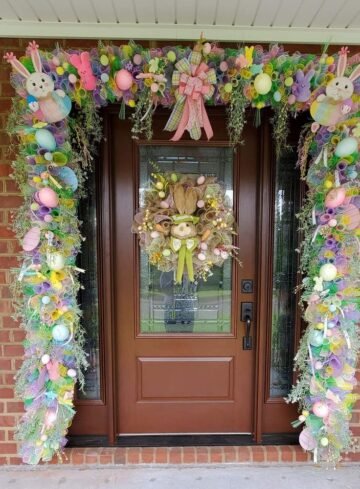 Welcome Spring With Charming DIY Easter Porch Decor - RecipeMagik