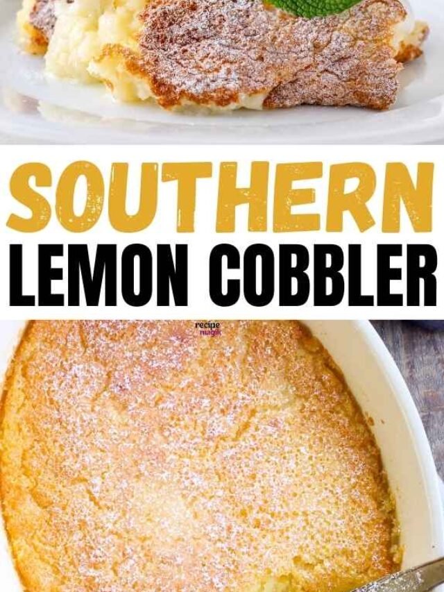 Old Fashioned Southern Lemon Cobbler Recipe