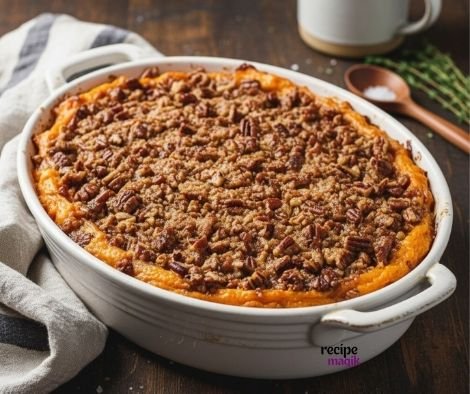 Bourbon Pecan Sweet Potato Casserole