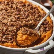 Bourbon Pecan Sweet Potato Casserole