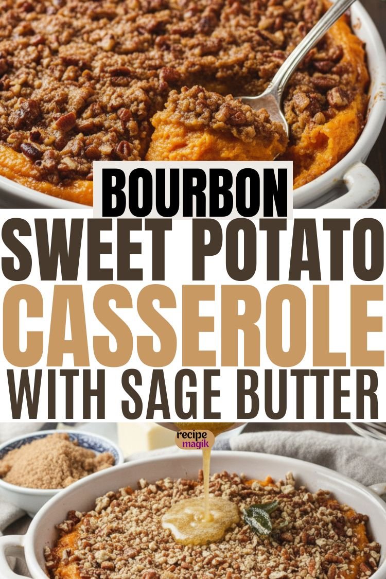 Bourbon Pecan Sweet Potato Casserole
