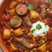 Cowboy Stew in Slow Cooker