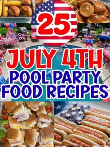 july 4th pool party food recipes collage image for pinterest