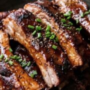Country Style Pork Ribs with homemade BBQ Sauce