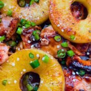 20 min skillet barbecue pineapple chicken