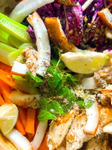 Grilled Chicken Coconut Lime Salad