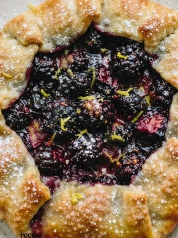 Old Fashioned Blackberry Galette