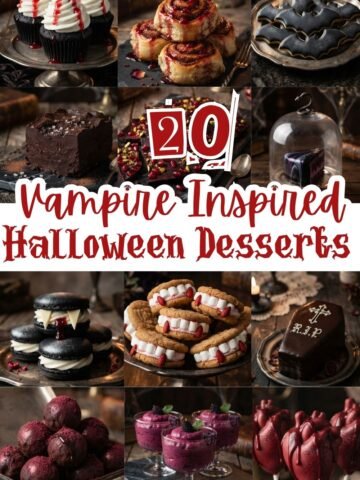 20 Vampire Inspired Halloween Desserts