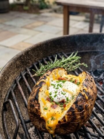 Baked Potatoes on the Grill