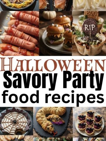 Halloween savory party food recipes